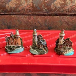 Thomas Kinkade Illuminated Lighthouse Ornaments